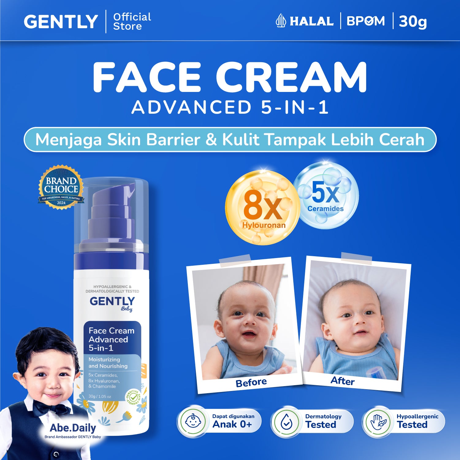 GENTLY Baby Face Cream