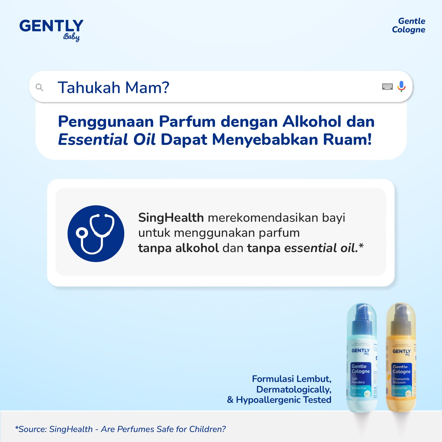 GENTLY Baby Gentle Cologne