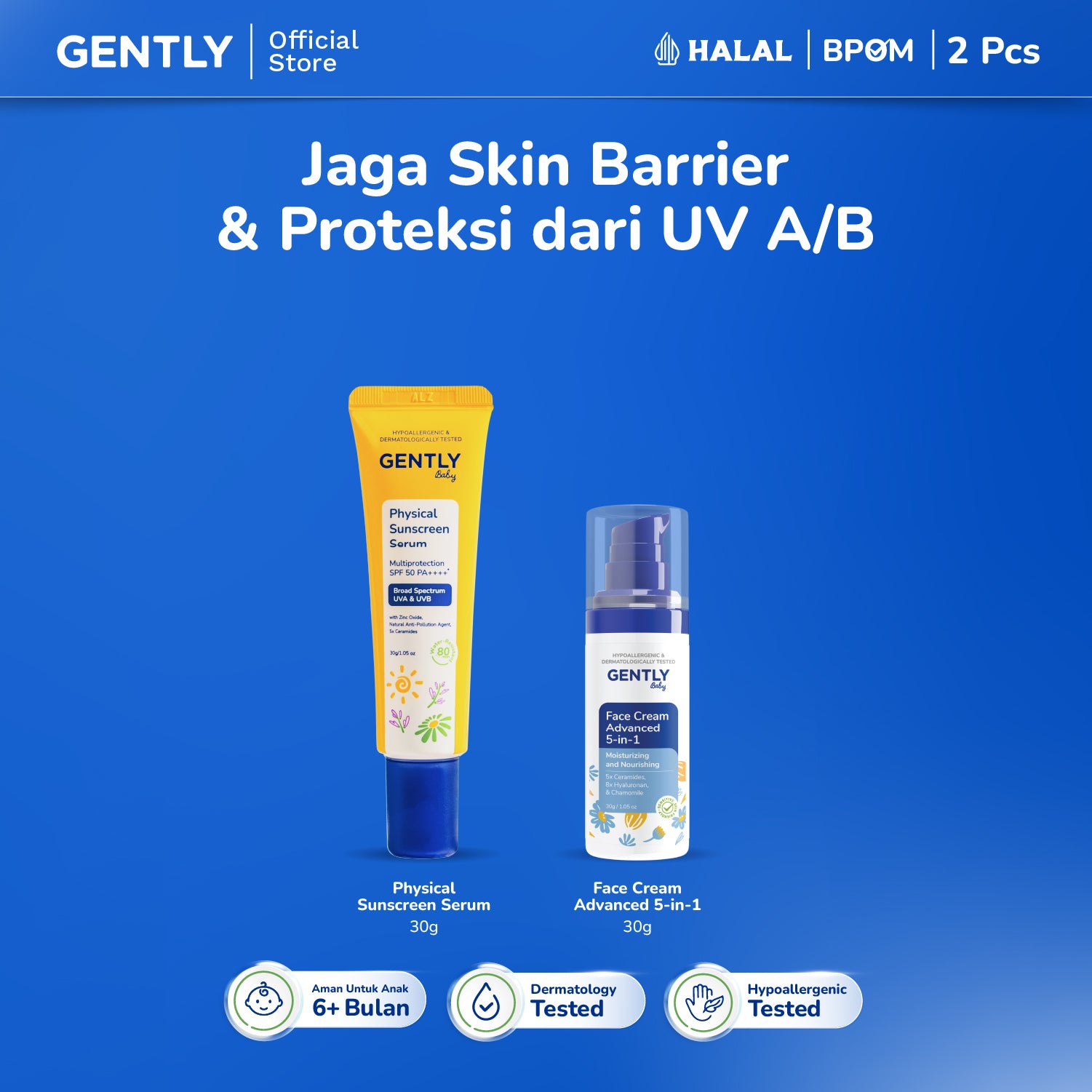 GENTLY Baby Physical Sunscreen Serum