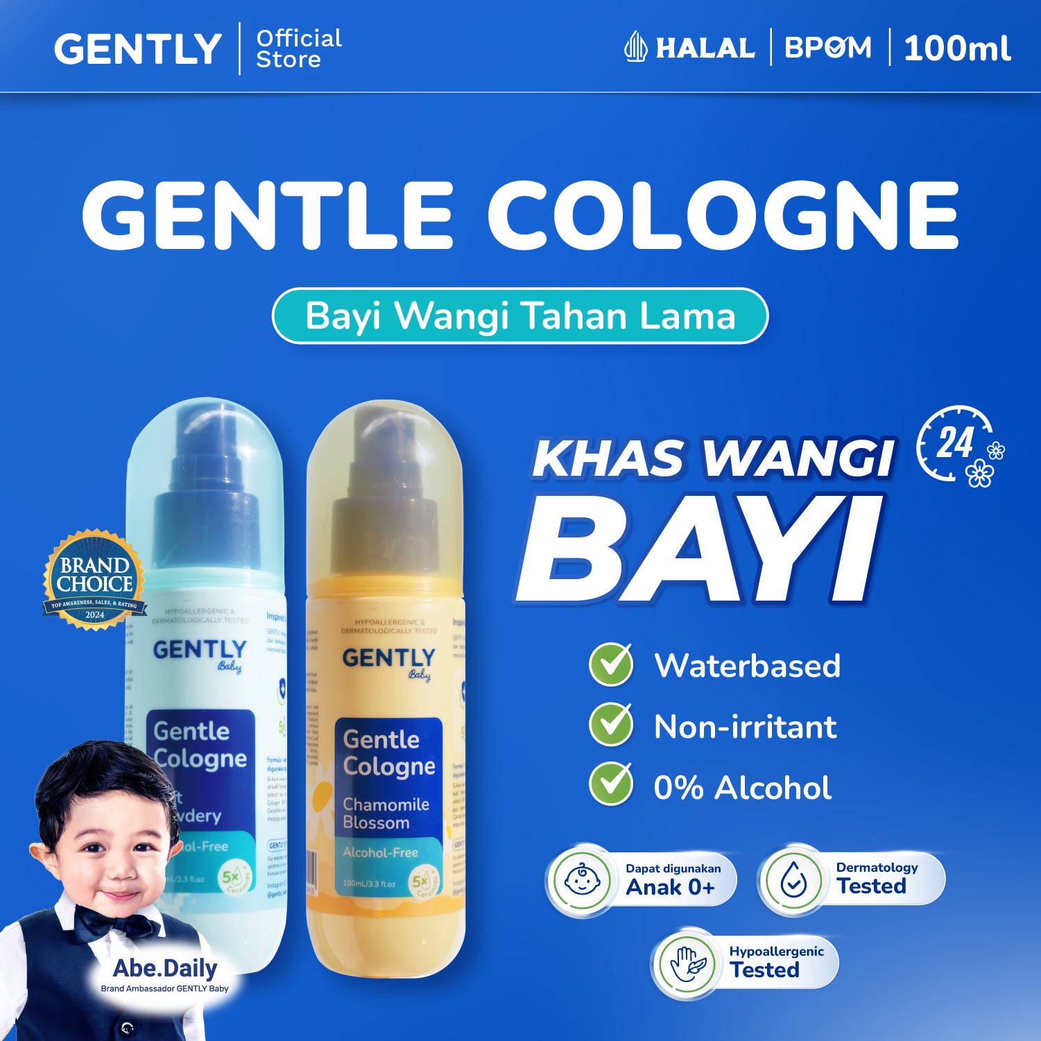 GENTLY Baby Gentle Cologne