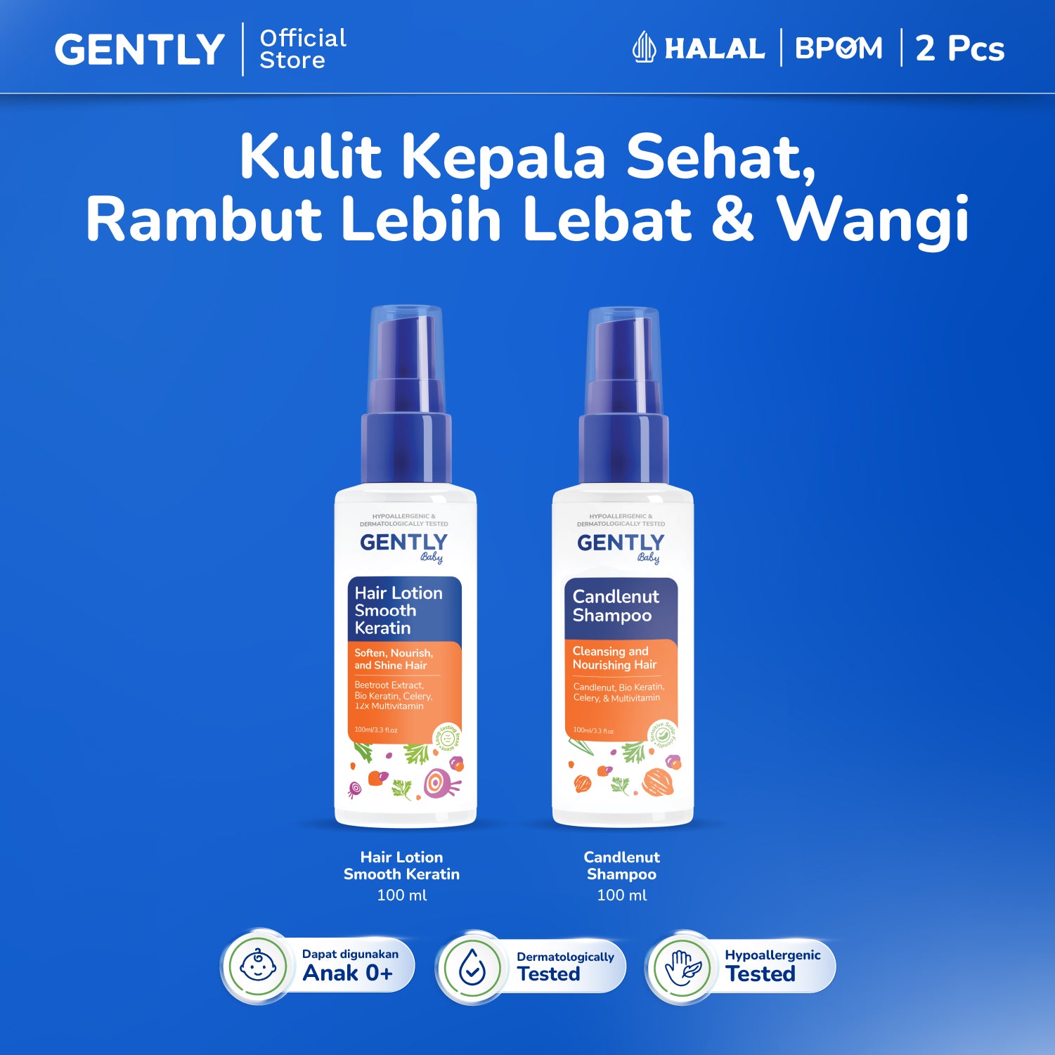 GENTLY Baby Hair Serum 60ml