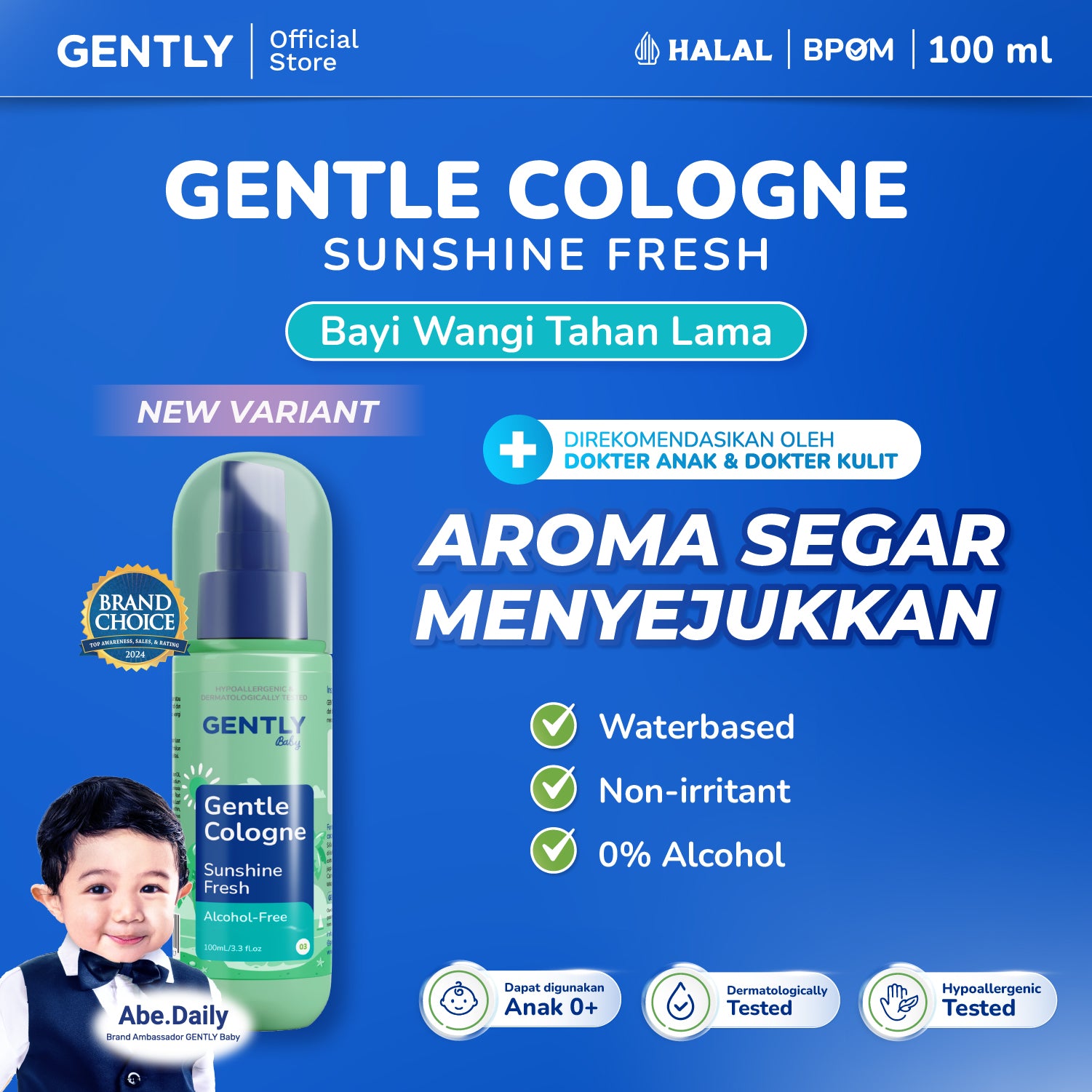 GENTLY Baby Gentle Cologne