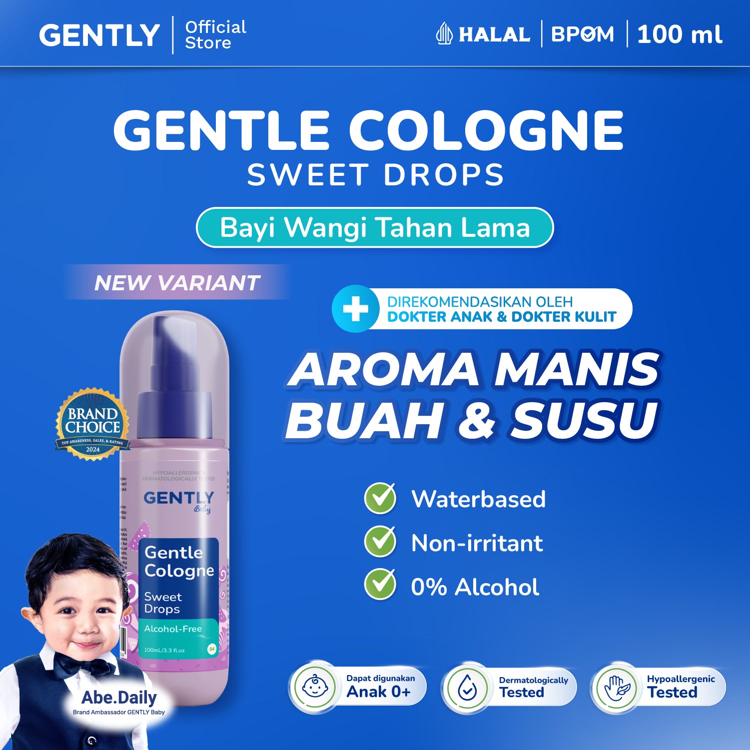 GENTLY Baby Gentle Cologne