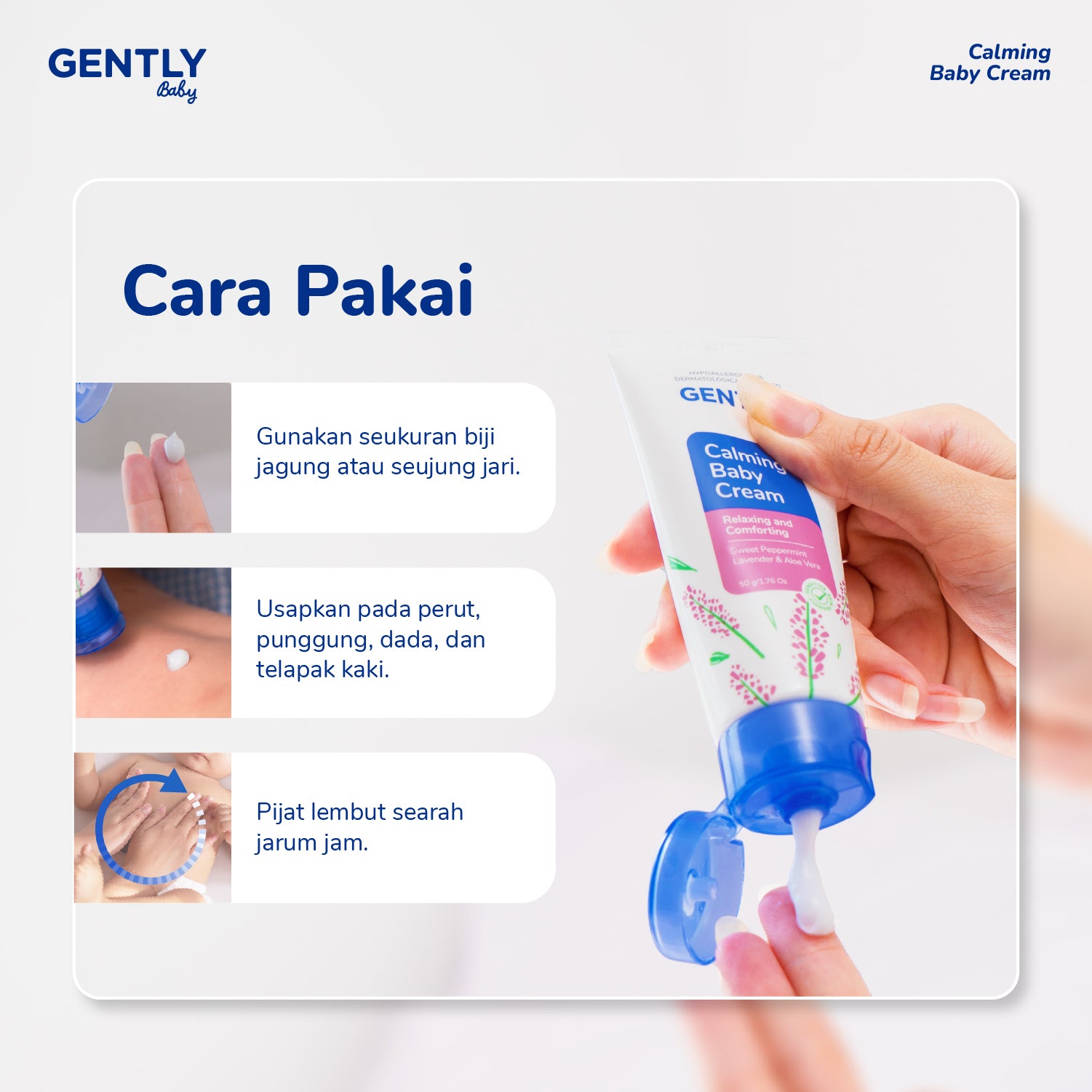 GENTLY Calming Baby Cream 20gr