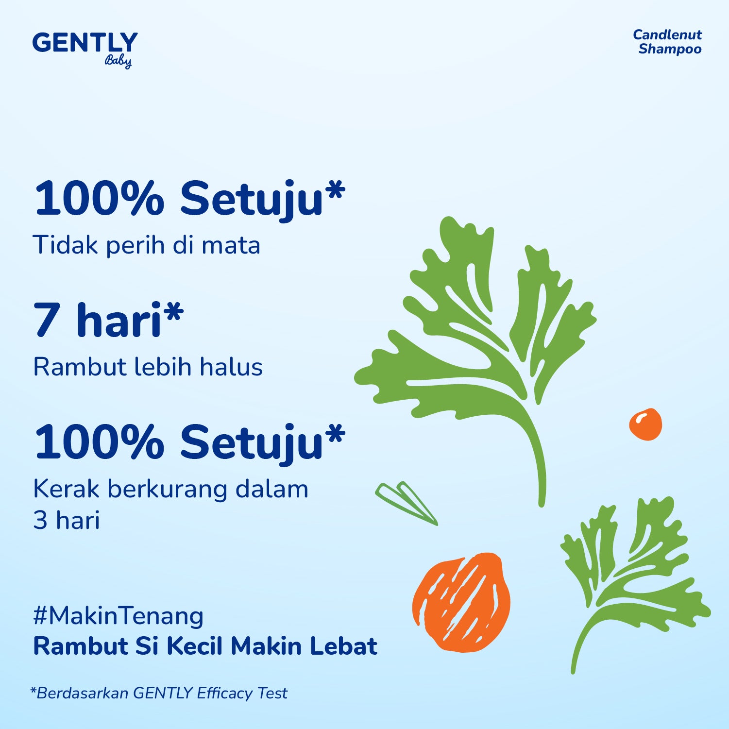 GENTLY Candlenut Shampoo 100ml
