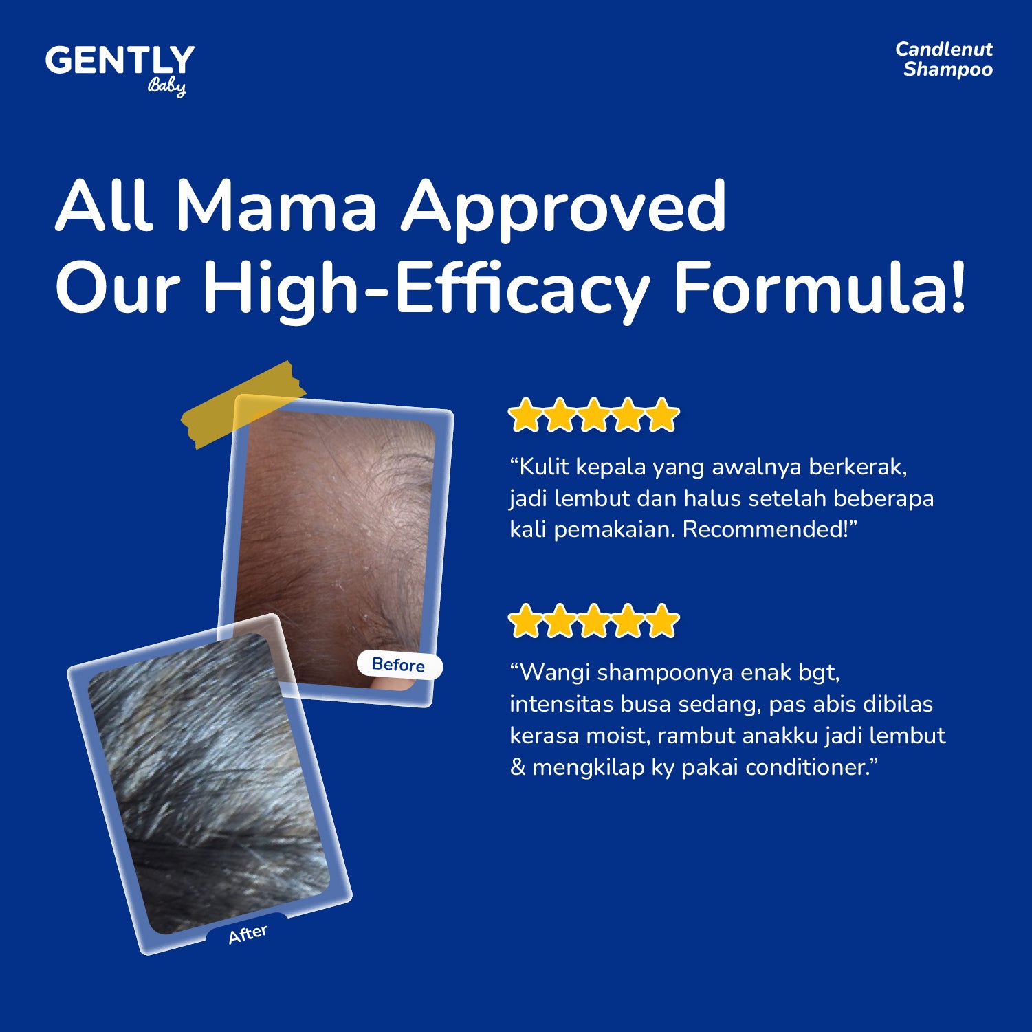 GENTLY Candlenut Shampoo 100ml