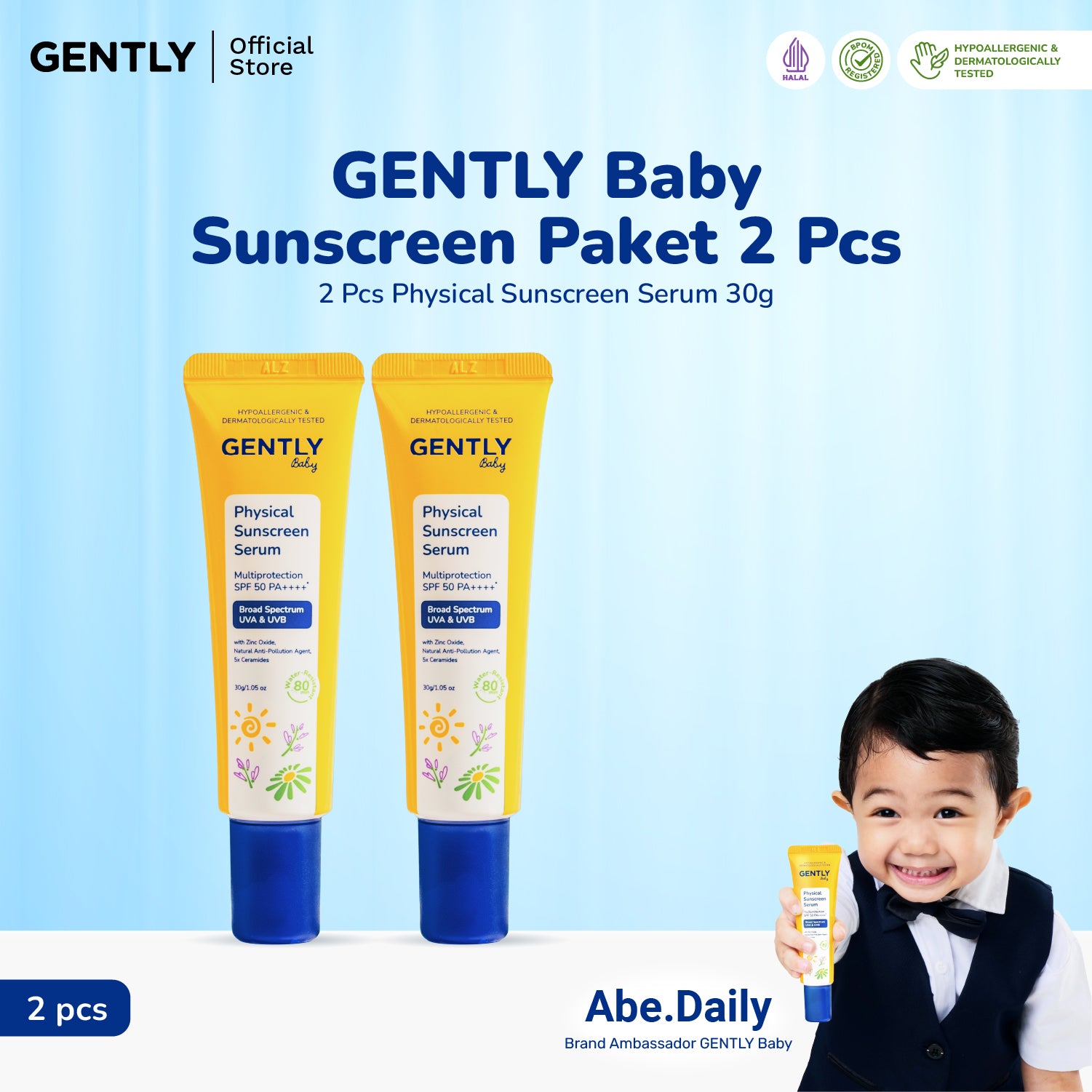 GENTLY Baby Physical Sunscreen Serum