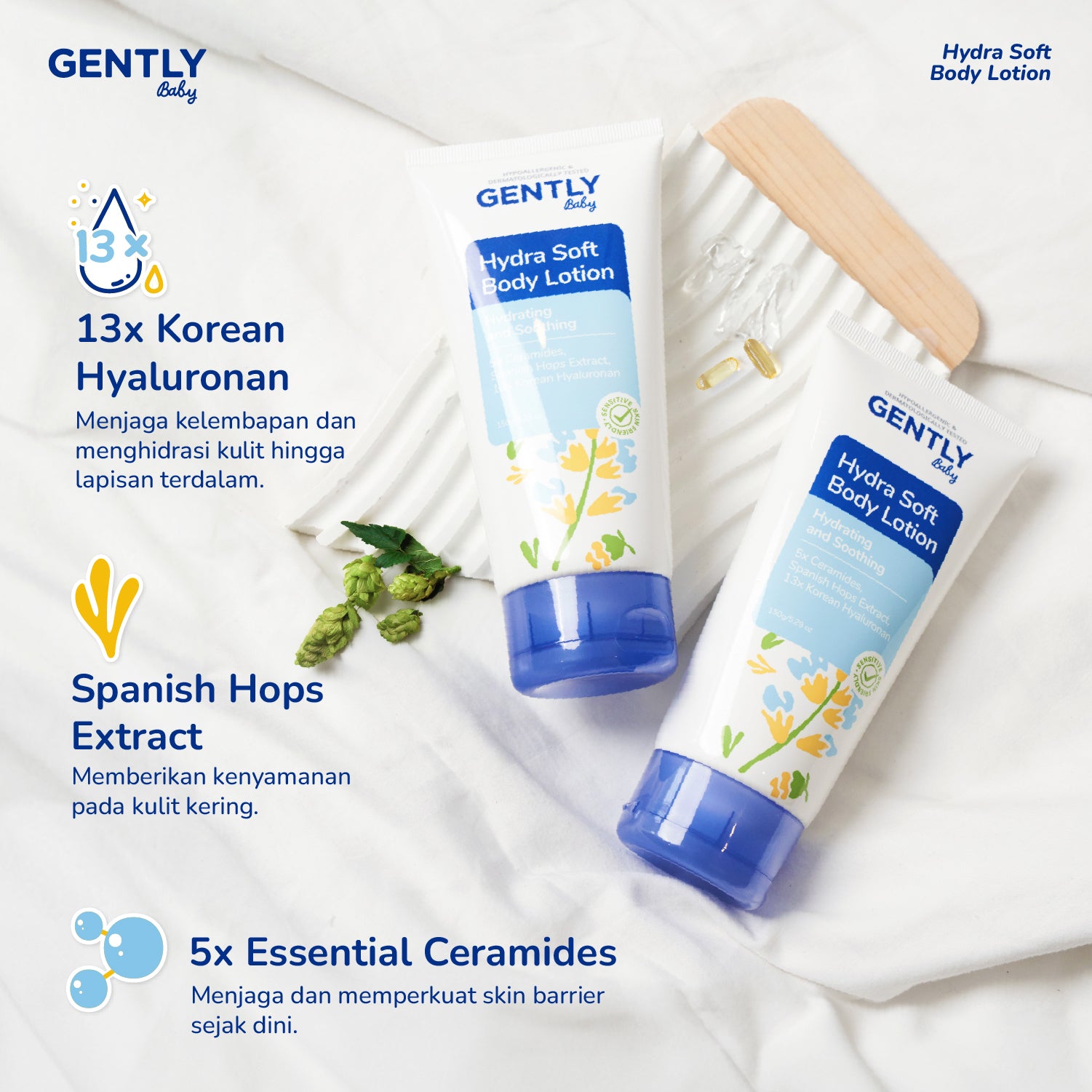 GENTLY Baby Hydra Soft Body Lotion 50gr