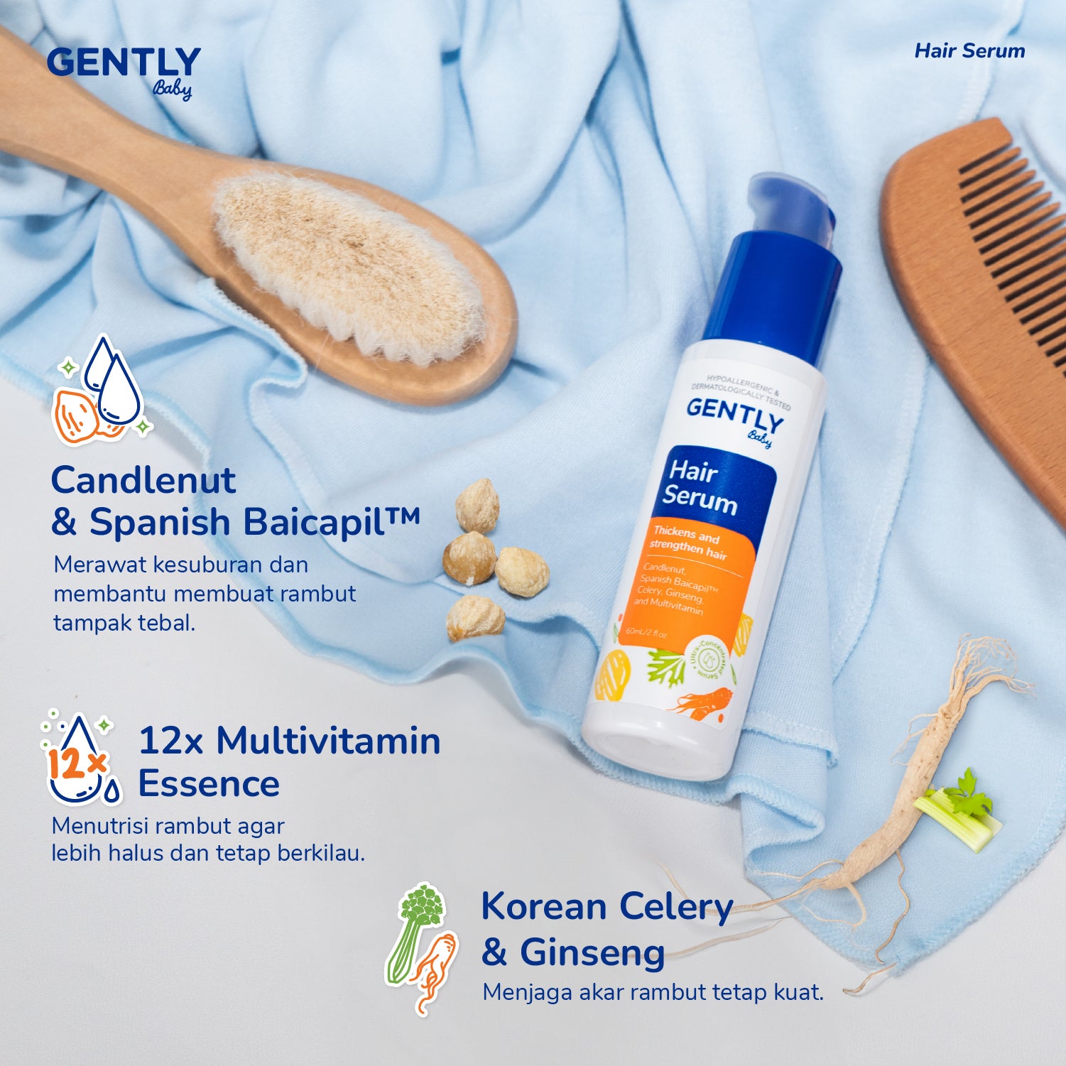 GENTLY Baby Hair Serum 60ml