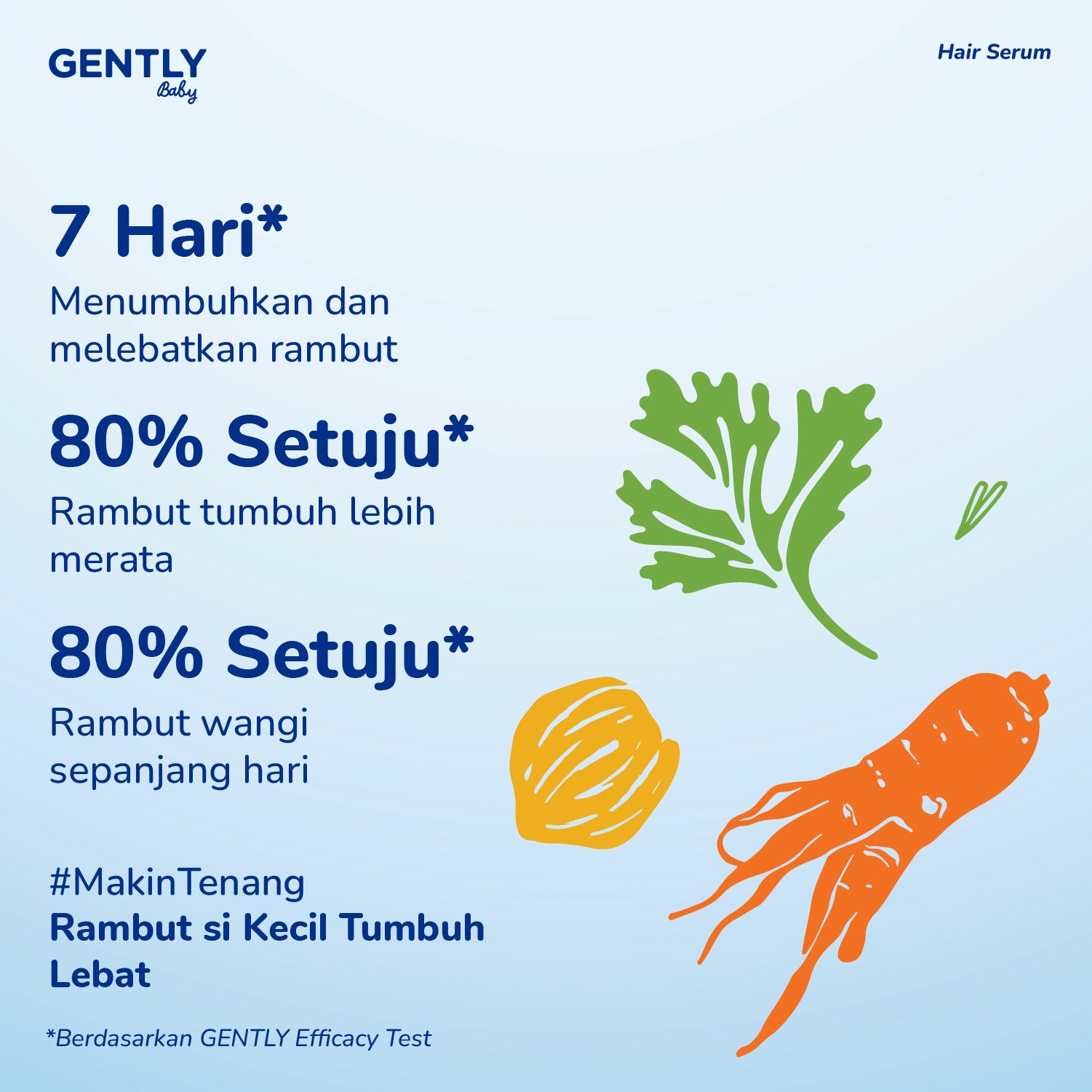 GENTLY Baby Hair Serum 60ml