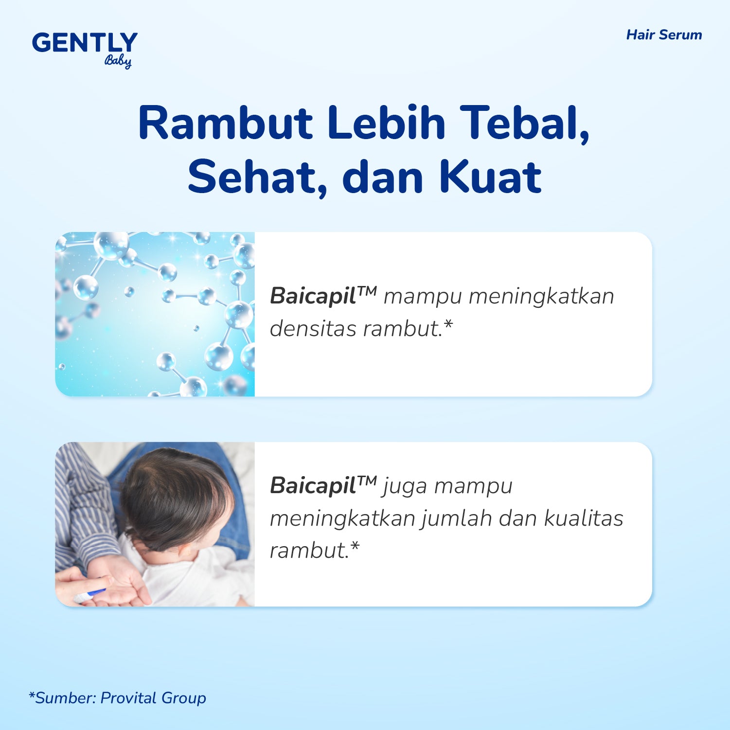 GENTLY Baby Hair Serum 60ml