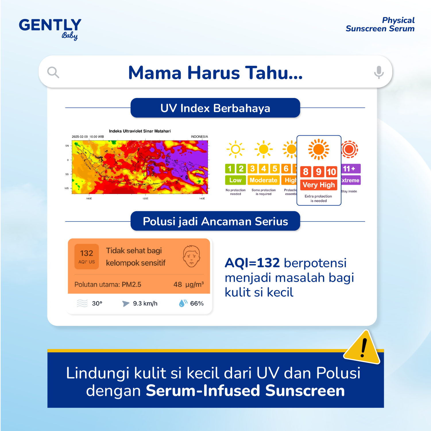 GENTLY Baby Physical Sunscreen Serum