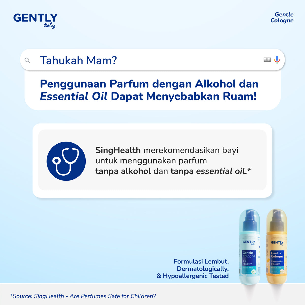 GENTLY Baby Gentle Cologne