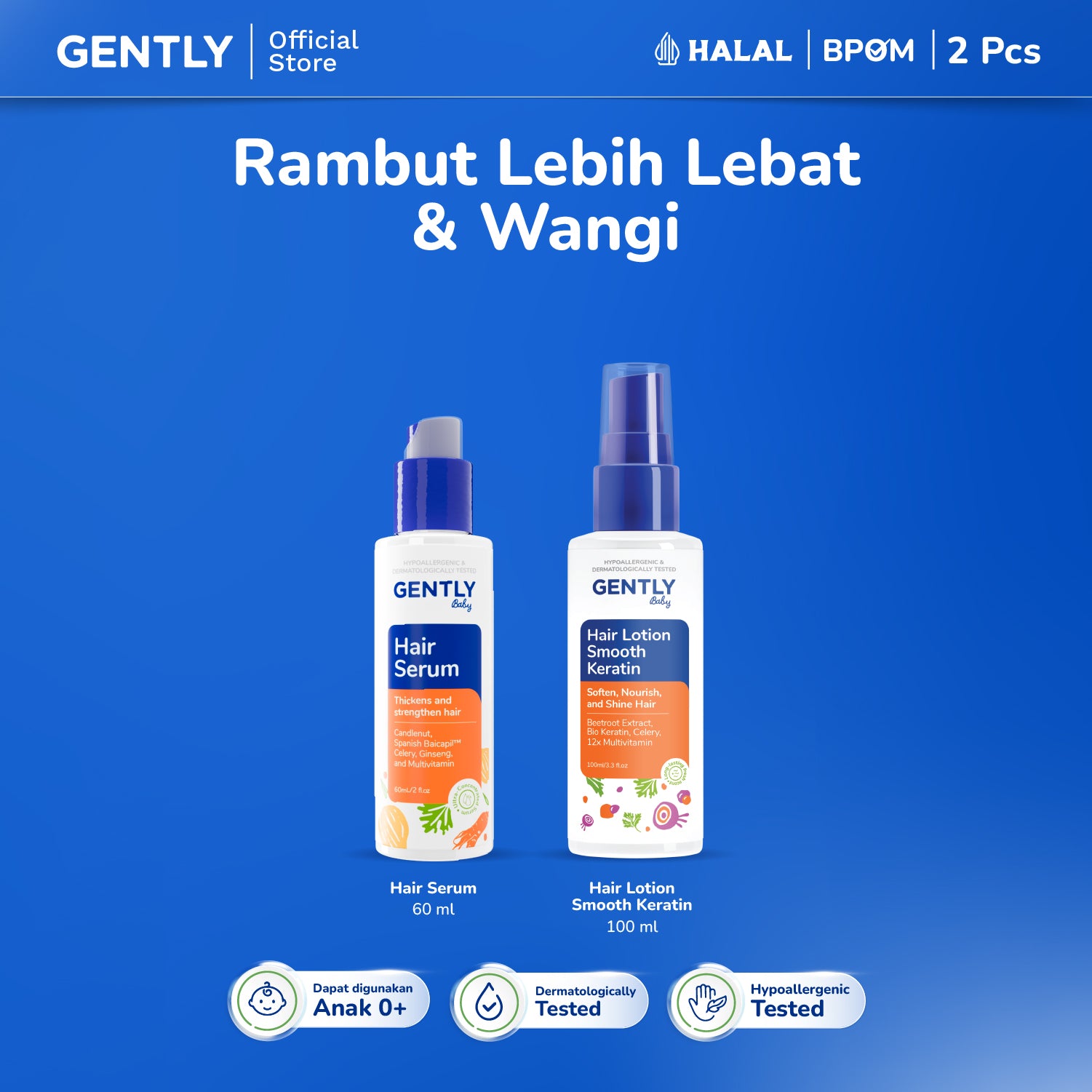 GENTLY Baby Hair Serum 60ml