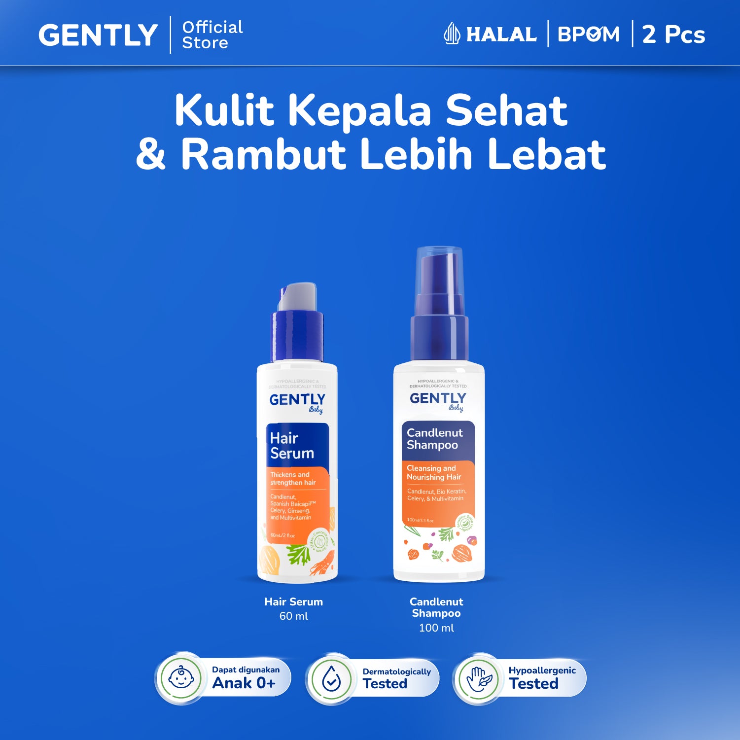 GENTLY Baby Hair Serum 60ml