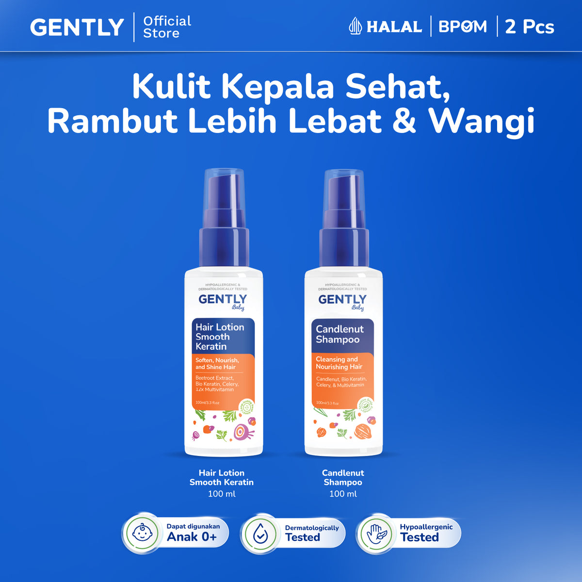 GENTLY Baby Hair Serum 60ml
