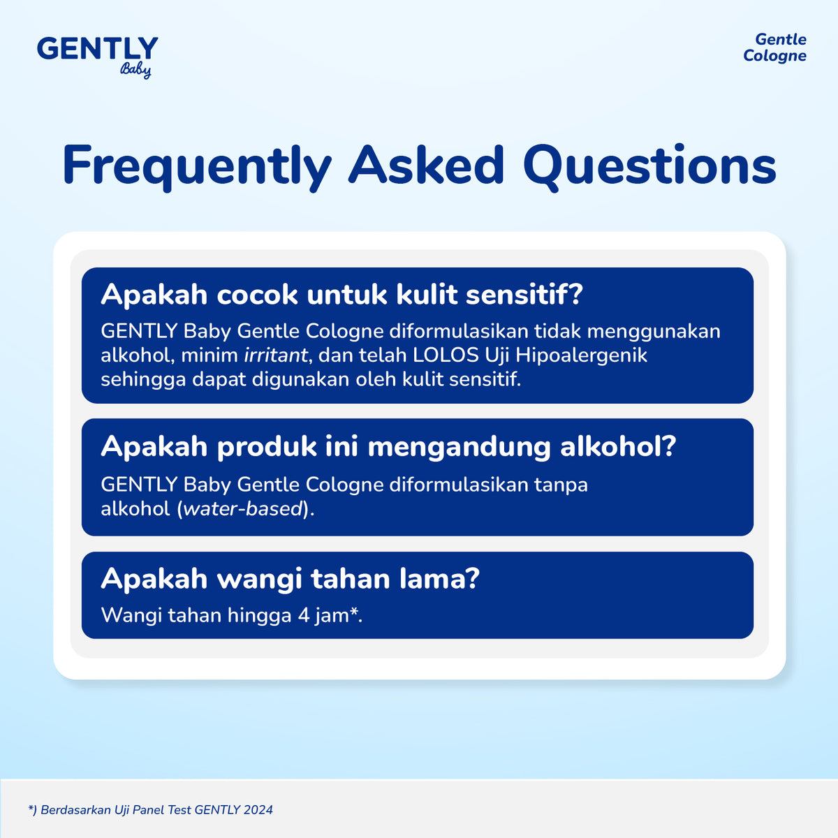 GENTLY Baby Gentle Cologne