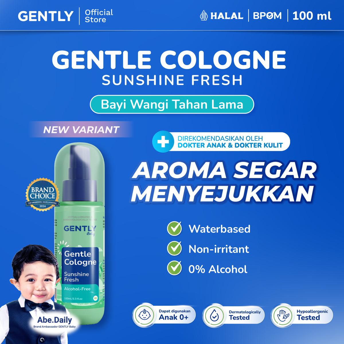 GENTLY Baby Gentle Cologne