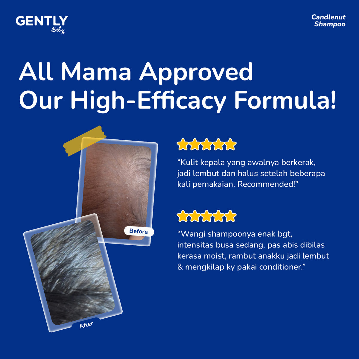 GENTLY Candlenut Shampoo 100ml