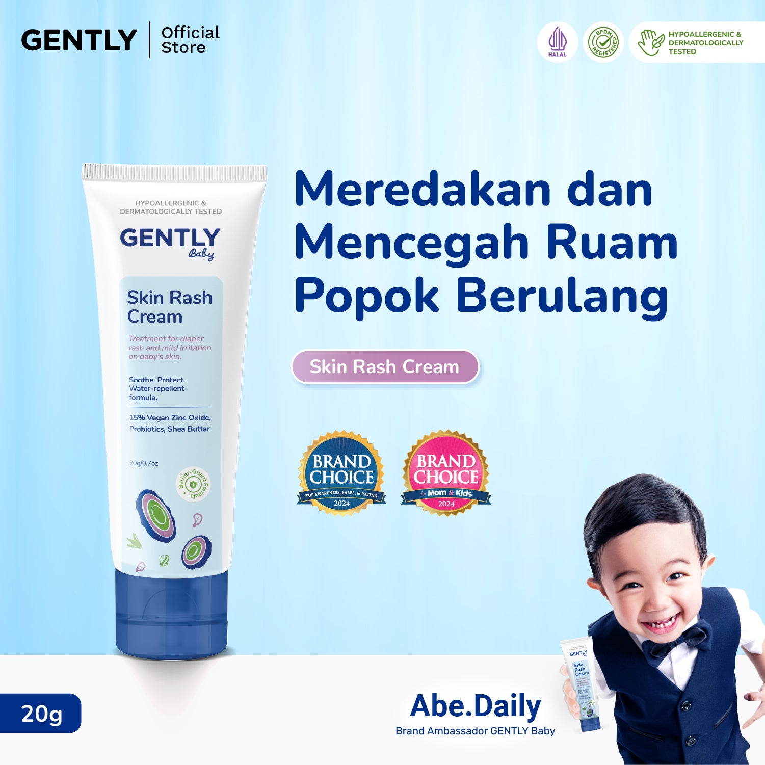 GENTLY Baby Rash Cream 40gr