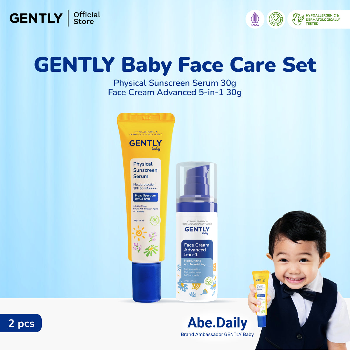 GENTLY Baby Physical Sunscreen Serum
