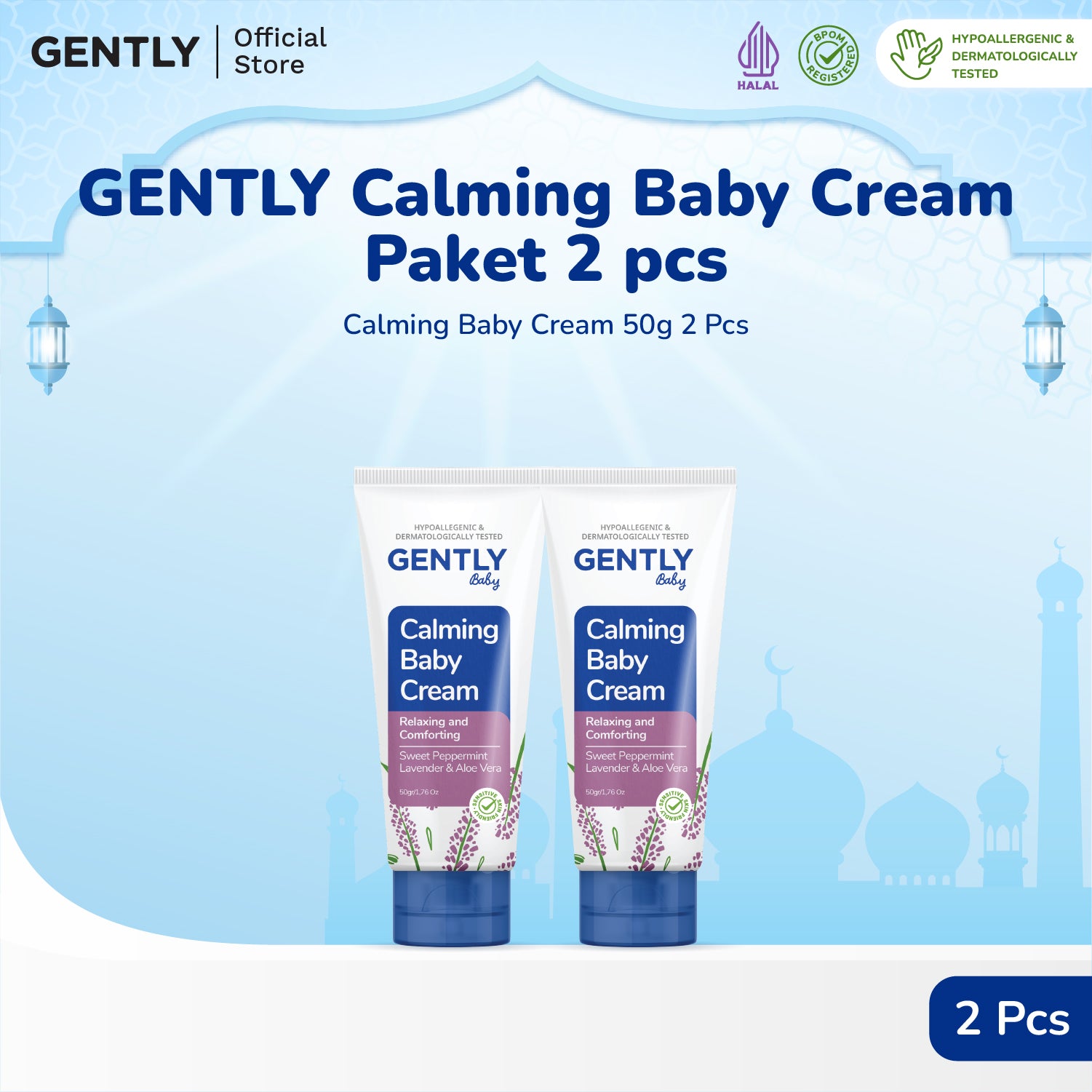 GENTLY Calming Baby Cream 50gr