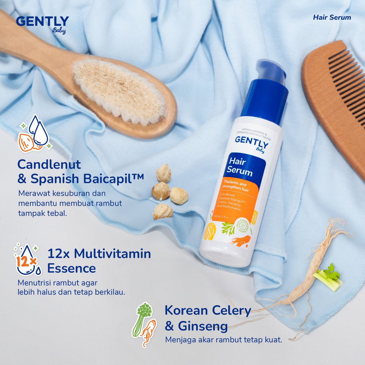 GENTLY Baby Hair Serum 60ml