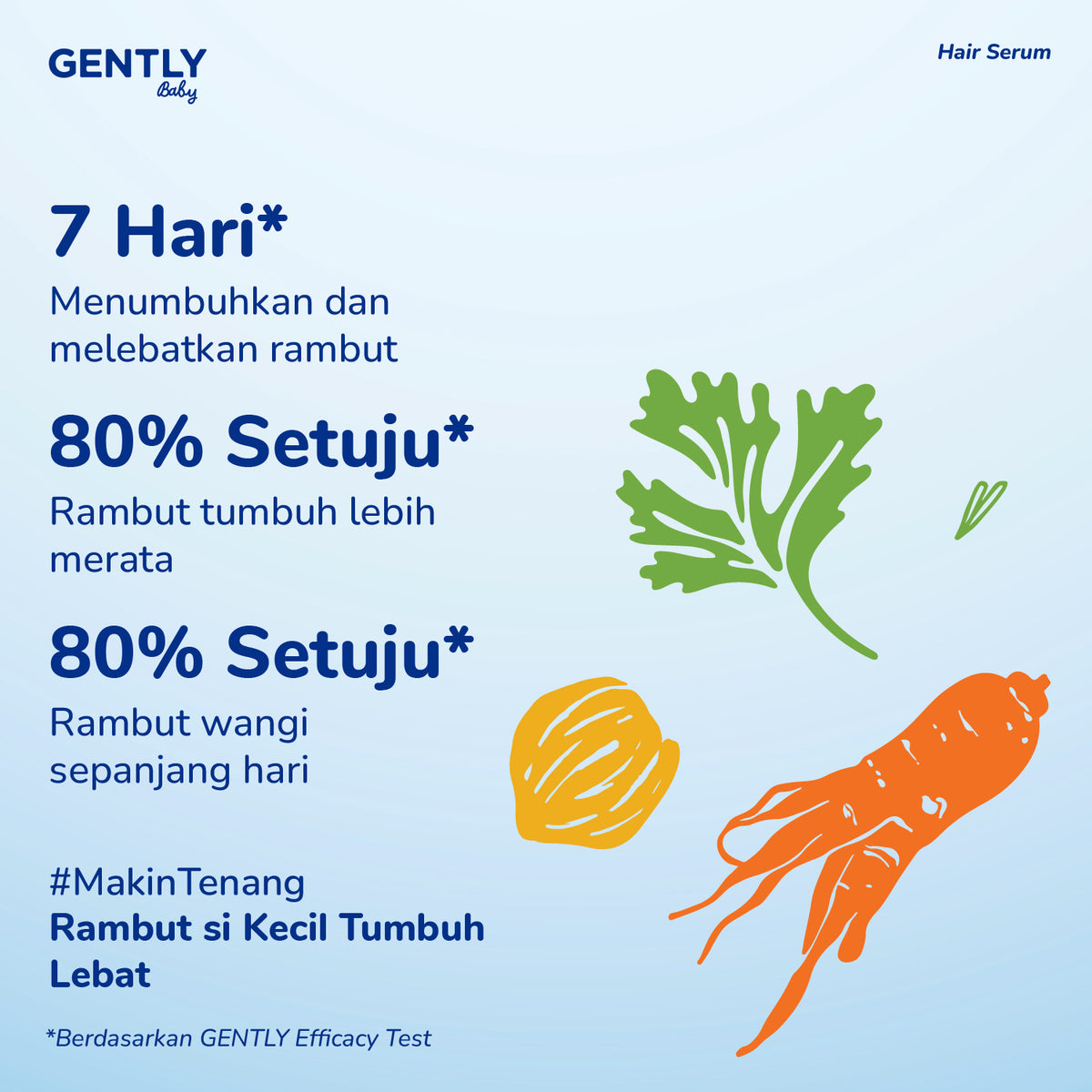 GENTLY Baby Hair Serum 60ml