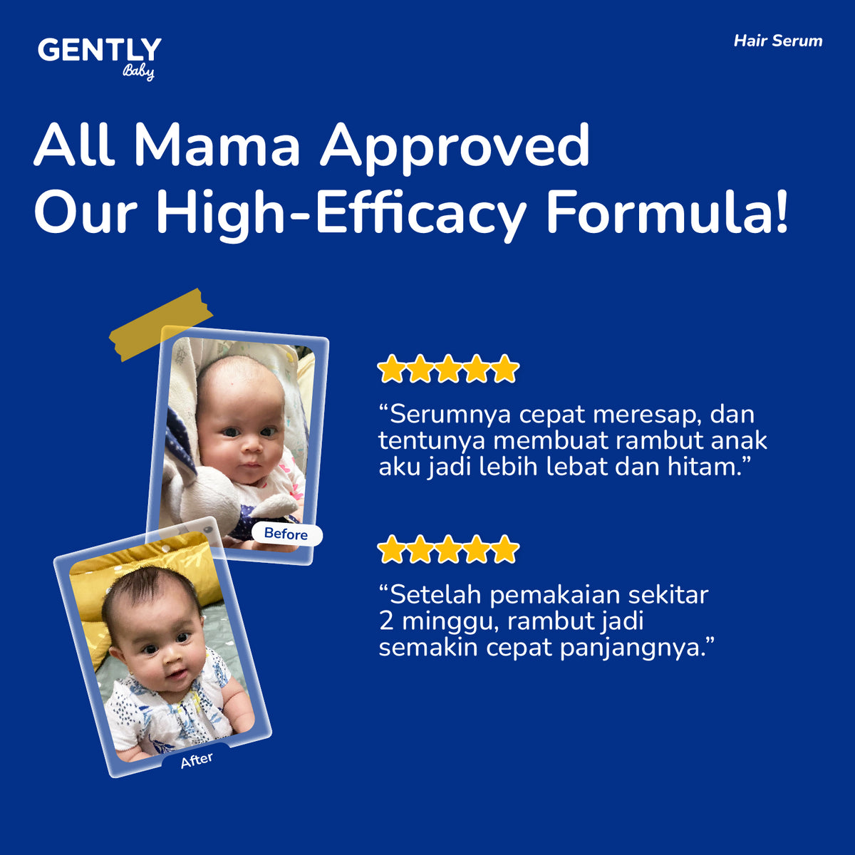 GENTLY Baby Hair Serum 60ml