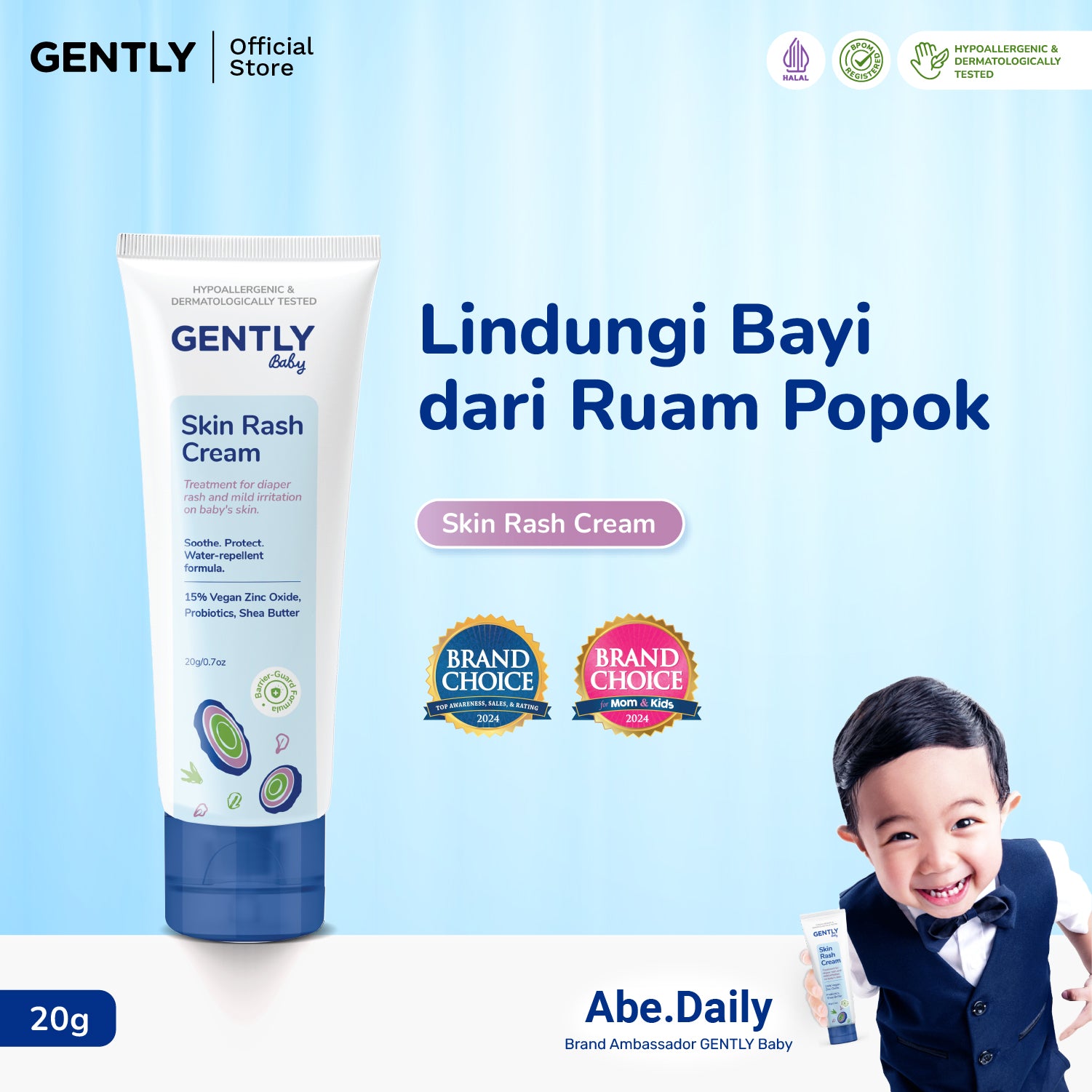 GENTLY Baby Rash Cream 20gr