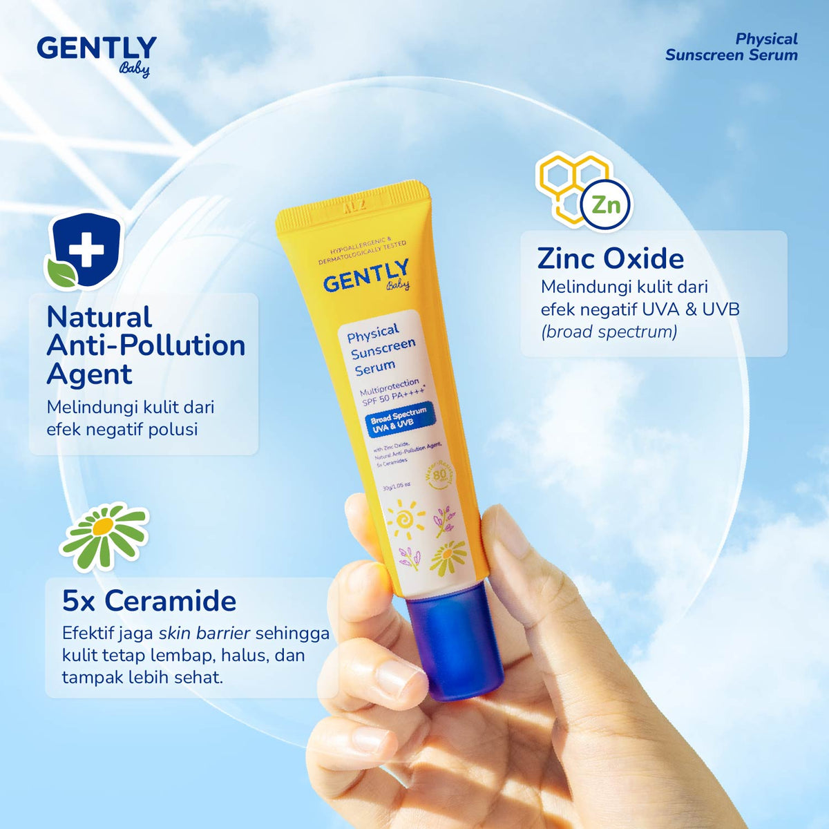 GENTLY Baby Physical Sunscreen Serum