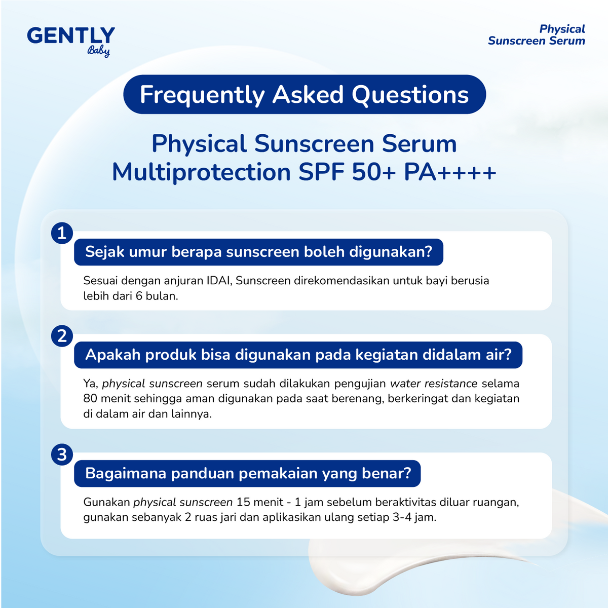 GENTLY Baby Physical Sunscreen Serum